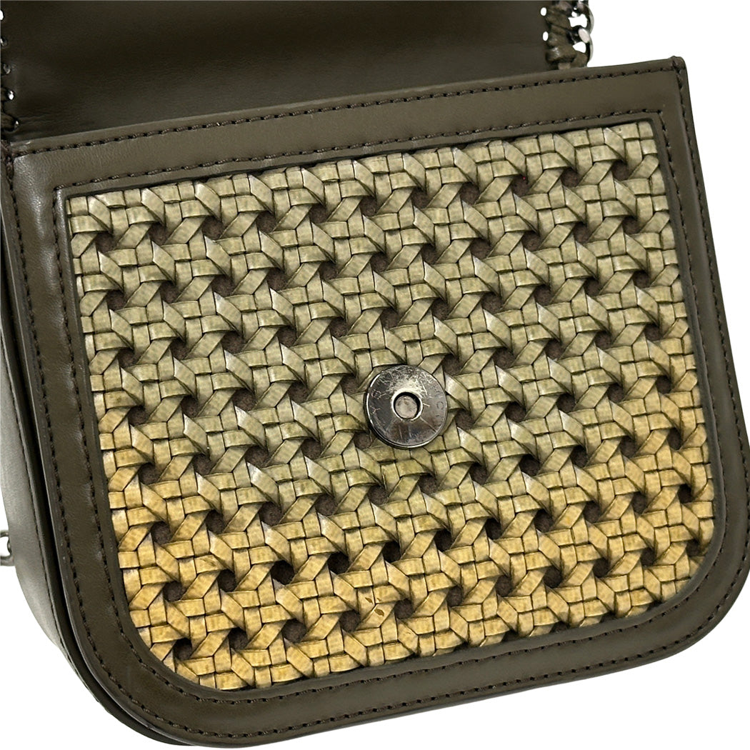 Stella McCartney ステラ・マッカートニー ファラベラボックス ショルダーバッグ カーキ レディース かわいい おしゃれ おでかけ ミニショルダー チェーンバッグ