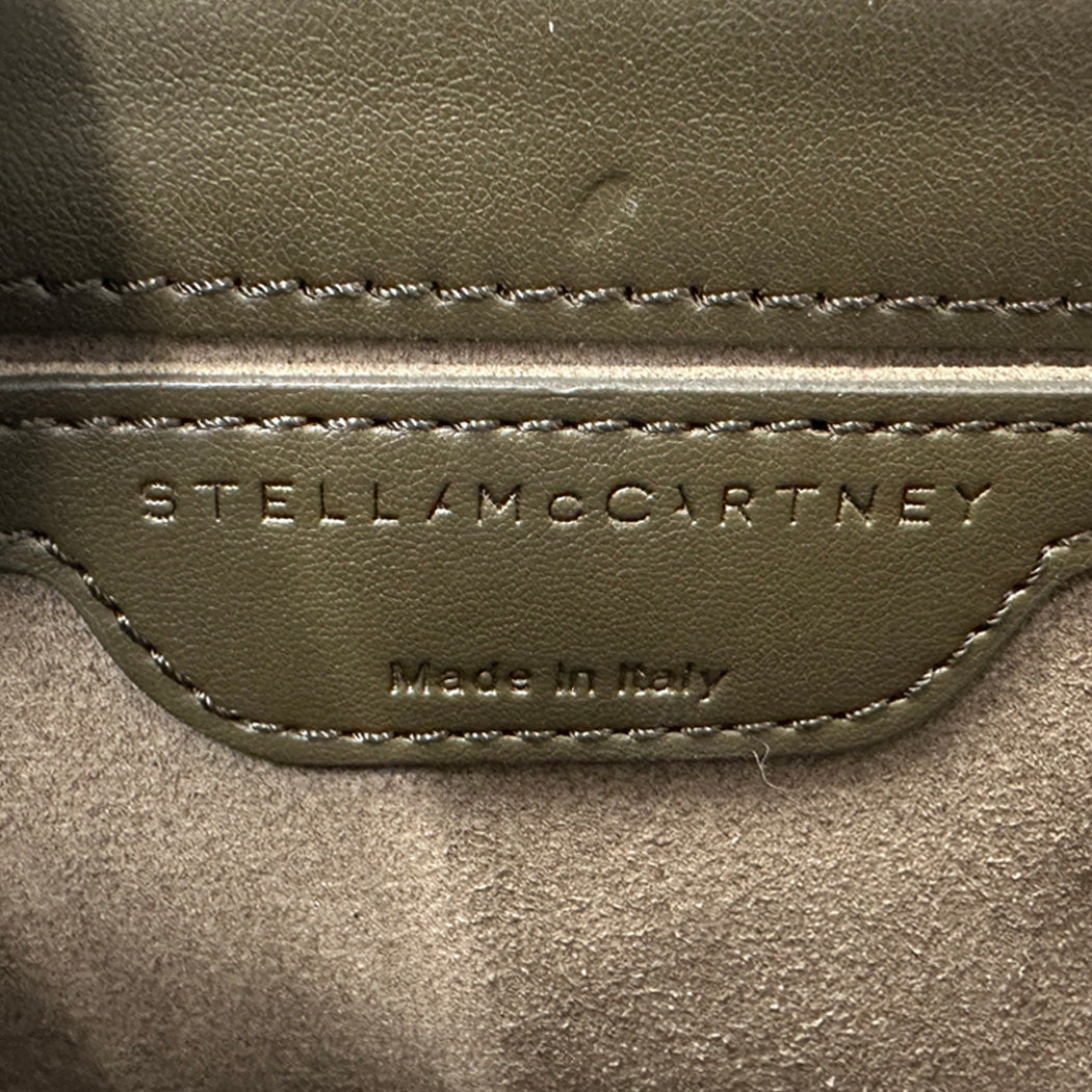 Stella McCartney ステラ・マッカートニー ファラベラボックス ショルダーバッグ カーキ レディース かわいい おしゃれ おでかけ ミニショルダー チェーンバッグ