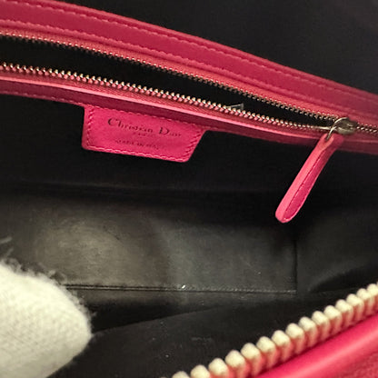 Dior ディオール バッグ ブランド ハンドバッグ ショルダーバッグ 2way レディース レディディオール ラージ 2wayバッグ ピンク レザー レディース 【中古】