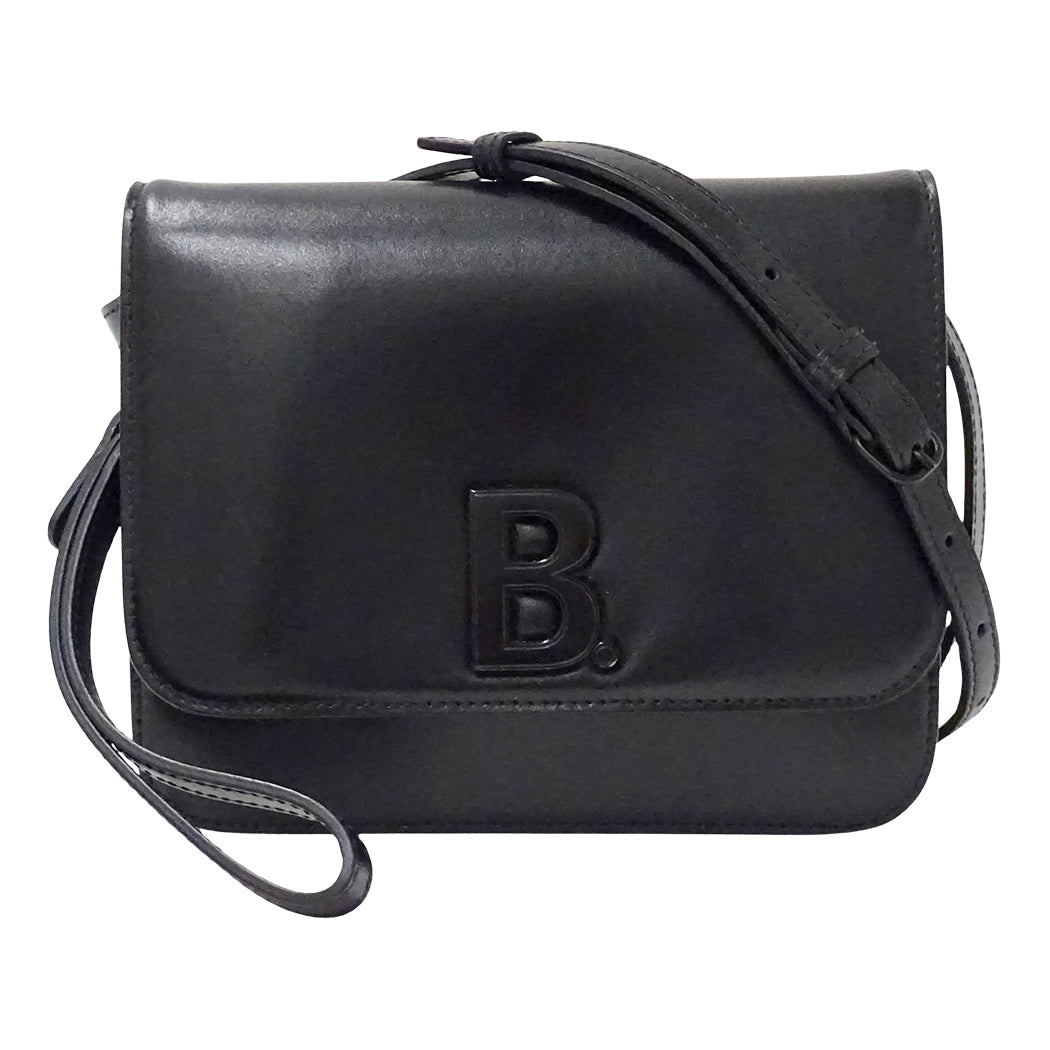 BALENCIAGA バレンシアガ ショルダーバッグ ブラック 592898 レザー レディース 【中古】