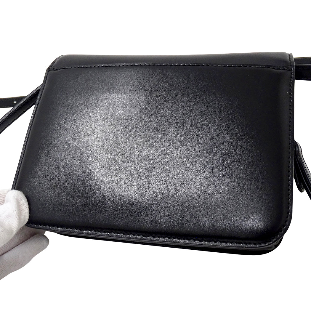 BALENCIAGA バレンシアガ ショルダーバッグ ブラック 592898 レザー レディース 【中古】