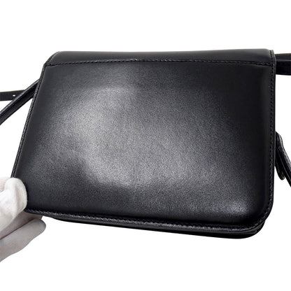 BALENCIAGA バレンシアガ ショルダーバッグ ブラック 592898 レザー レディース 【中古】