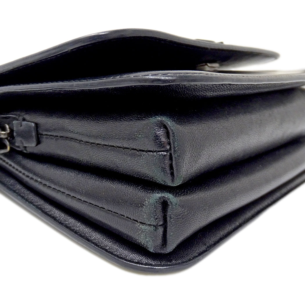 BALENCIAGA バレンシアガ ショルダーバッグ ブラック 592898 レザー レディース 【中古】