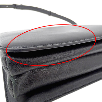 BALENCIAGA バレンシアガ ショルダーバッグ ブラック 592898 レザー レディース 【中古】
