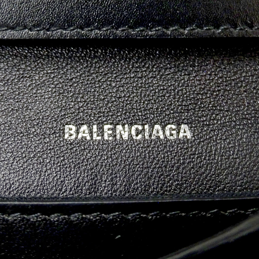 BALENCIAGA バレンシアガ ショルダーバッグ ブラック 592898 レザー レディース 【中古】