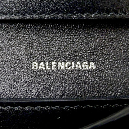 BALENCIAGA バレンシアガ ショルダーバッグ ブラック 592898 レザー レディース 【中古】