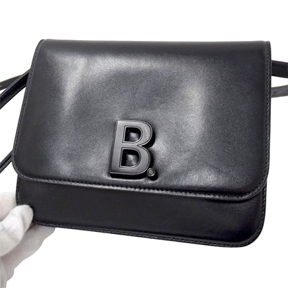 BALENCIAGA バレンシアガ ショルダーバッグ ブラック 592898 レザー レディース 【中古】