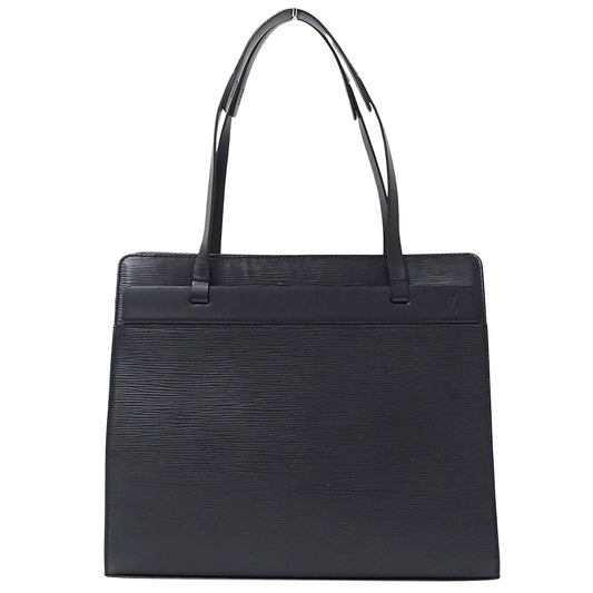 LOUIS VUITTON ルイ・ヴィトン クロワゼット PM トートバッグ エピ ノワール M52492 レディース メンズ 【中古】