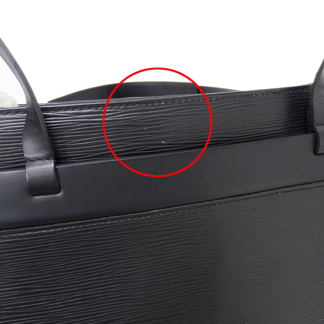 LOUIS VUITTON ルイ・ヴィトン クロワゼット PM トートバッグ エピ ノワール M52492 レディース メンズ 【中古】