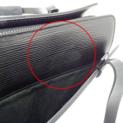 LOUIS VUITTON ルイ・ヴィトン クロワゼット PM トートバッグ エピ ノワール M52492 レディース メンズ 【中古】