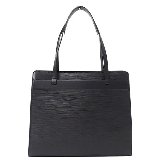 LOUIS VUITTON ルイ・ヴィトン クロワゼット PM トートバッグ エピ ノワール M52492 レディース メンズ 【中古】