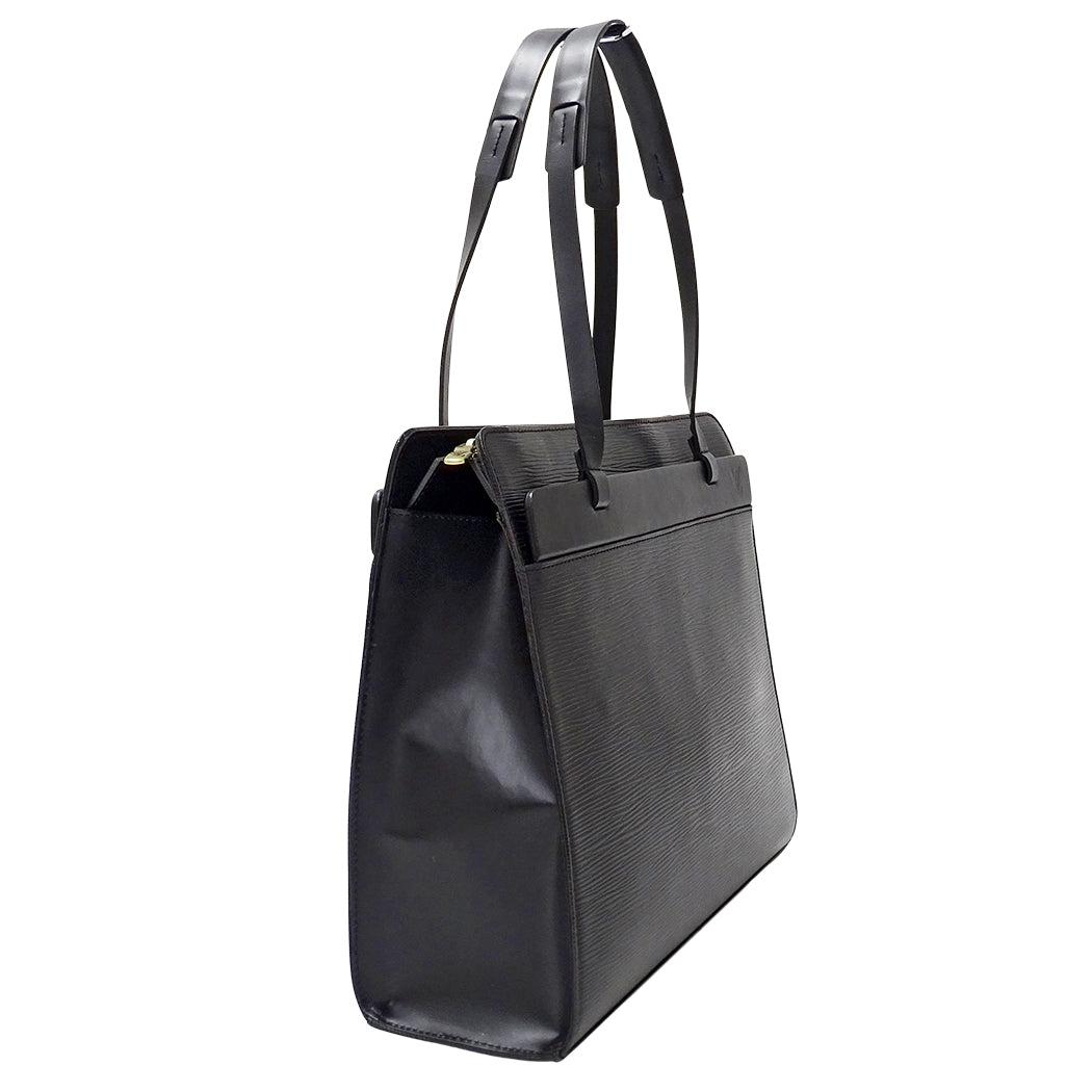 LOUIS VUITTON ルイ・ヴィトン クロワゼット PM トートバッグ エピ ノワール M52492 レディース メンズ 【中古】