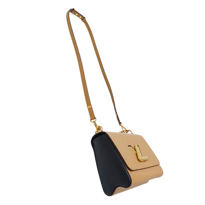 LOUIS VUITTON ルイ・ヴィトン ツイストMM 2wayバッグ エピ キャメル ブラック M51884 エピレザー レディース 【中古】