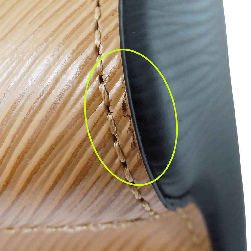 LOUIS VUITTON ルイ・ヴィトン ツイストMM 2wayバッグ エピ キャメル ブラック M51884 エピレザー レディース 【中古】