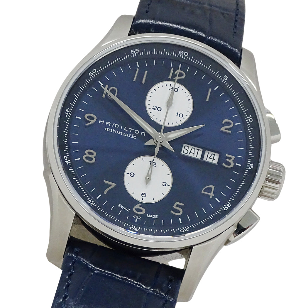 HAMILTON ハミルトン ジャズマスター H327660 メンズ 腕時計 デイデイト 自動巻き SS レザー【中古】