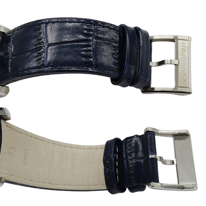 HAMILTON ハミルトン ジャズマスター H327660 メンズ 腕時計 デイデイト 自動巻き SS レザー【中古】