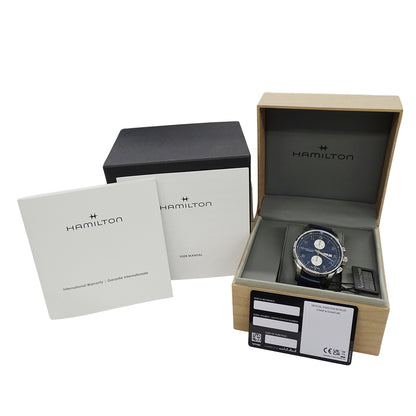 HAMILTON ハミルトン ジャズマスター H327660 メンズ 腕時計 デイデイト 自動巻き SS レザー【中古】