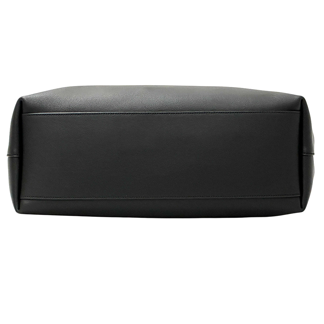 SAINT LAURENT サンローラン ボールド ショッピング トートバッグ ブラック レザー レディース メンズ 【中古】