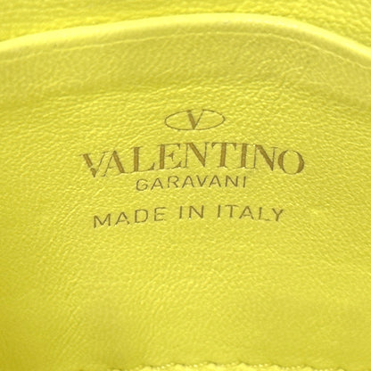 Valentino Garavani ヴァレンティノ・ガラヴァーニ 2wayバッグ ロックスタッズ イエロー レザー レディース 【中古】