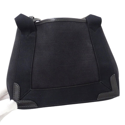 BALENCIAGA バレンシアガ ネイビーカバス XS 2wayバッグ ブラック 890346 キャンバス レディース 【中古】