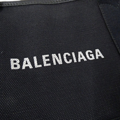 BALENCIAGA バレンシアガ ネイビーカバス XS 2wayバッグ ブラック 890346 キャンバス レディース 【中古】