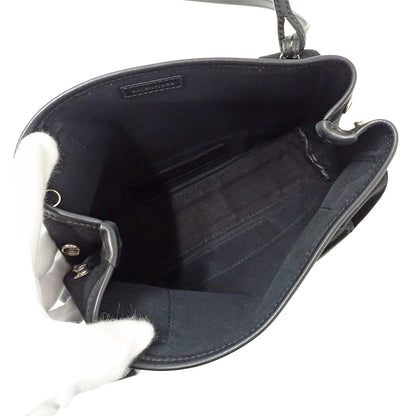 BALENCIAGA バレンシアガ ネイビーカバス XS 2wayバッグ ブラック 890346 キャンバス レディース 【中古】