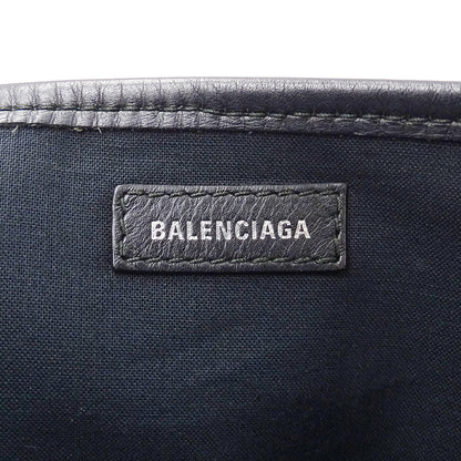 BALENCIAGA バレンシアガ ネイビーカバス XS 2wayバッグ ブラック 890346 キャンバス レディース 【中古】
