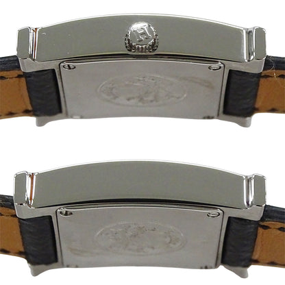 HERMES エルメス Hウォッチ HH1.210 レディース 腕時計 クオーツ QZ ステンレス レザー 磨き済み【中古】