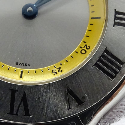 Cartier カルティエ マスト21 ヴァンティアン LM W10074F4 ボーイズ 腕時計 クオーツ GP SS 磨き済み【中古】