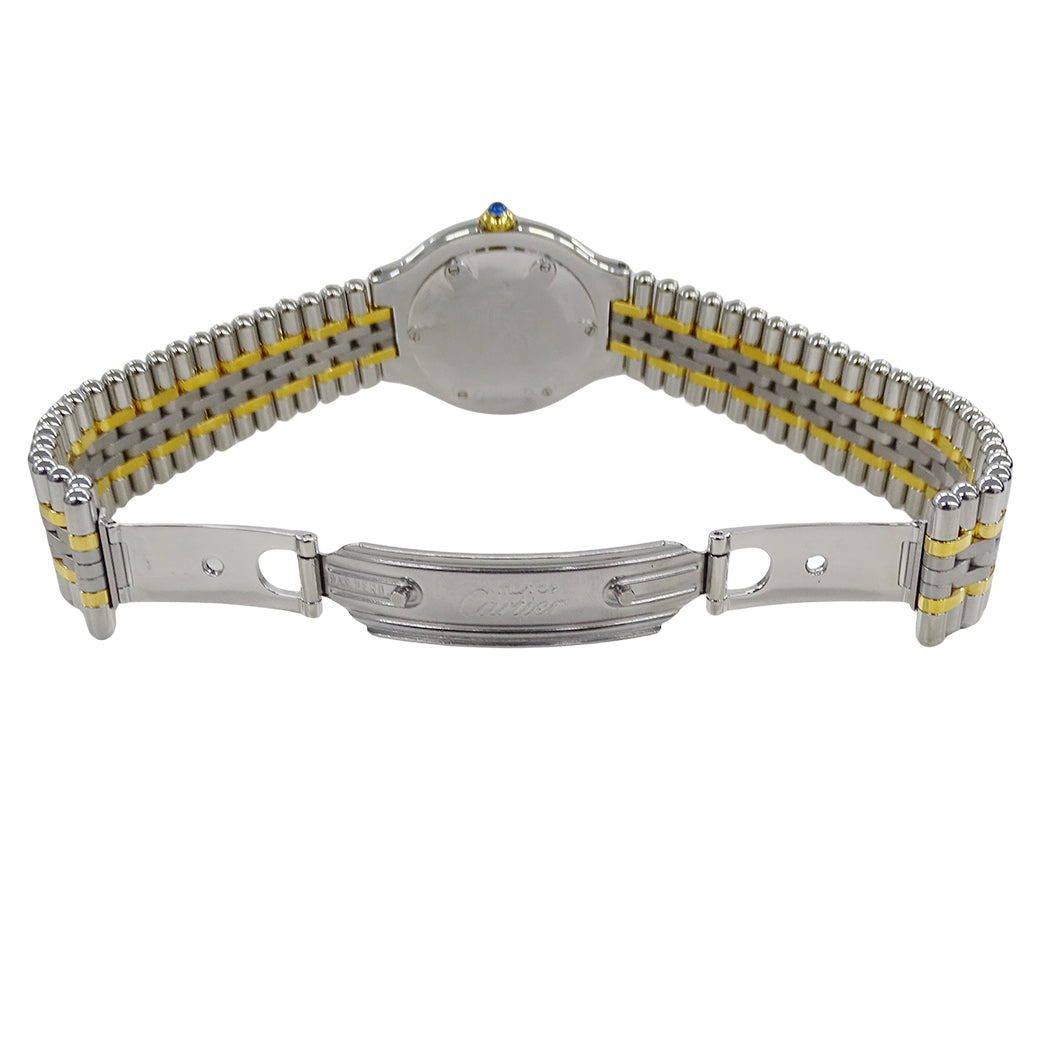 Cartier カルティエ マスト21 ヴァンティアン LM W10074F4 ボーイズ 腕時計 クオーツ GP SS 磨き済み【中古】
