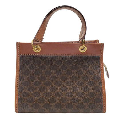 CELINE セリーヌ 2wayバッグ マカダム ブラウン PVC レディース 【中古】