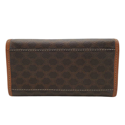 CELINE セリーヌ 2wayバッグ マカダム ブラウン PVC レディース 【中古】