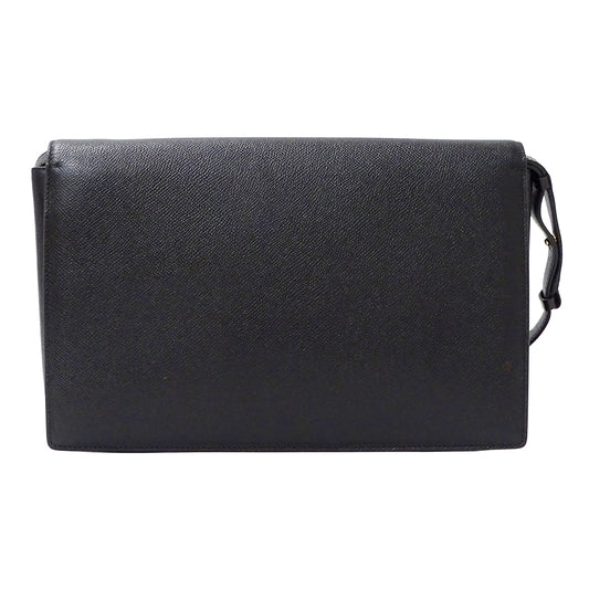 Ferragamo フェラガモ ショルダーバッグ ヴァラリボン ブラック レザー レディース 【中古】