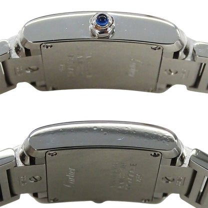 Cartier カルティエ タンクフランセーズ SM W51008Q3 レディース 腕時計 クオーツ QZ ステンレス 磨き済み【中古】