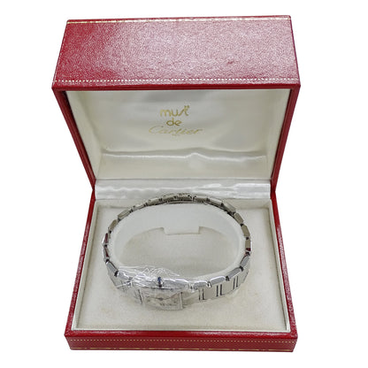 Cartier カルティエ タンクフランセーズ SM W51008Q3 レディース 腕時計 クオーツ QZ ステンレス 磨き済み【中古】