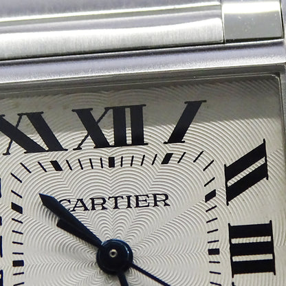 Cartier カルティエ タンクフランセーズ LM W51002Q3 メンズ 腕時計 自動巻き AT ステンレス 磨き済み【中古】