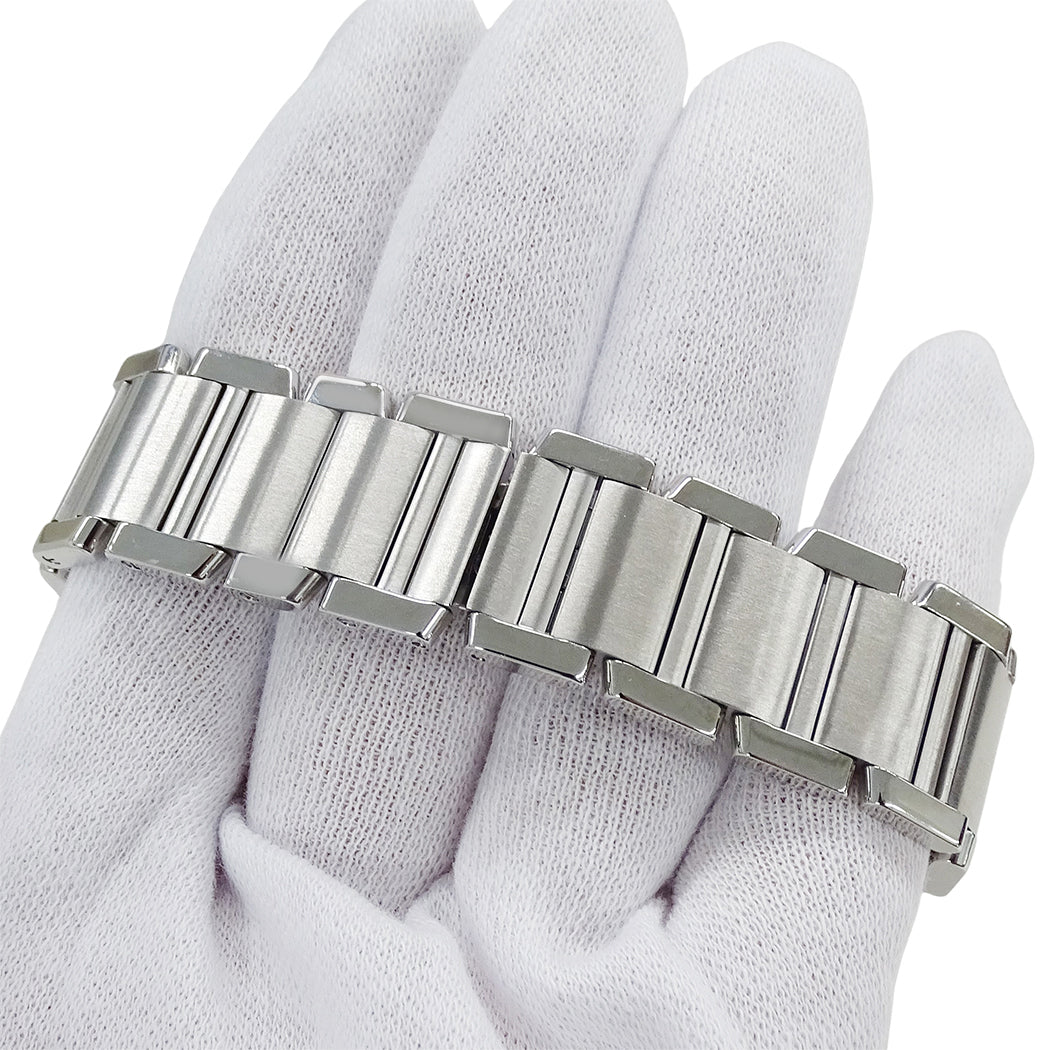 Cartier カルティエ タンクフランセーズ LM W51002Q3 メンズ 腕時計 自動巻き AT ステンレス 磨き済み【中古】