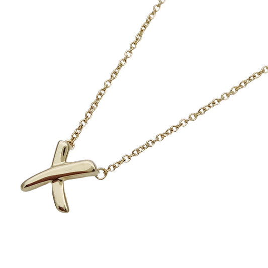 TIFFANY&Co. ティファニー パロマピカソ X キス ネックレス 750YG レディース【中古】