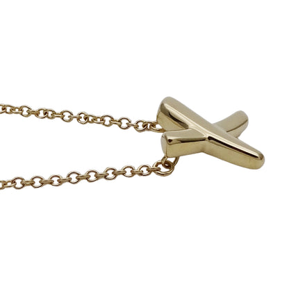 TIFFANY&Co. ティファニー パロマピカソ X キス ネックレス 750YG レディース【中古】
