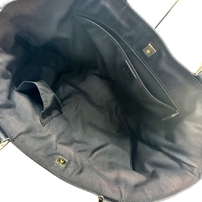 GUCCI グッチ トートバッグ GGキャンバス ブラック ゴールド金具 146247 レディース 【中古】