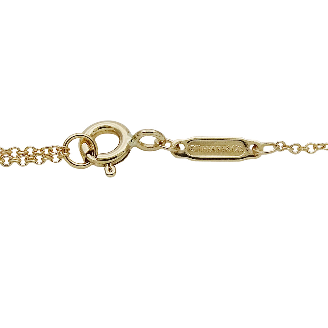 TIFFANY&Co. ティファニー Tスマイル ネックレス 750YG ゴールド レディース 磨き済み【中古】