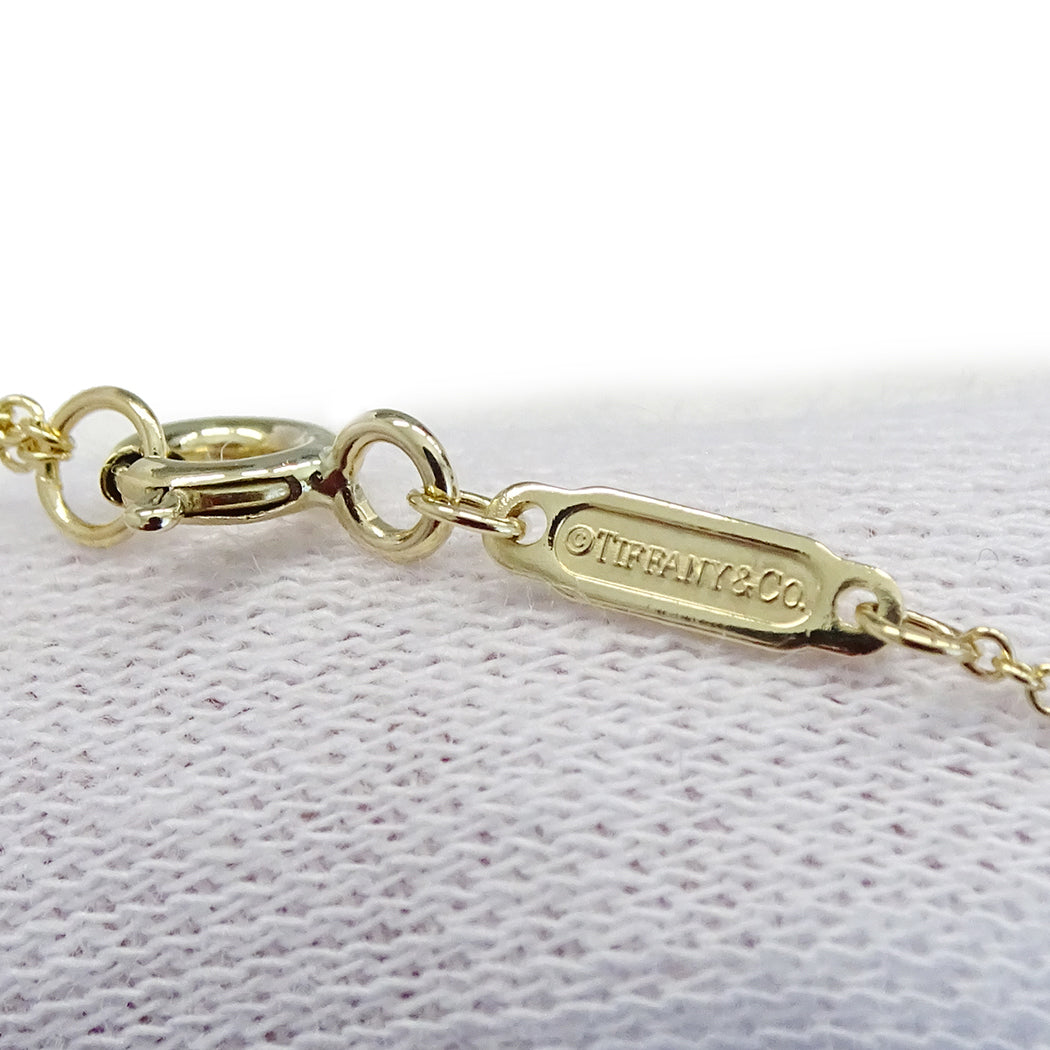TIFFANY&Co. ティファニー Tスマイル ネックレス 750YG ゴールド レディース 磨き済み【中古】