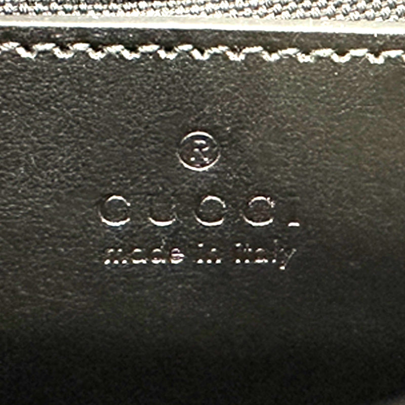 GUCCI グッチ ショルダーバッグ GGマーモント ブラック シルバー金具 レザー レディース 【中古】