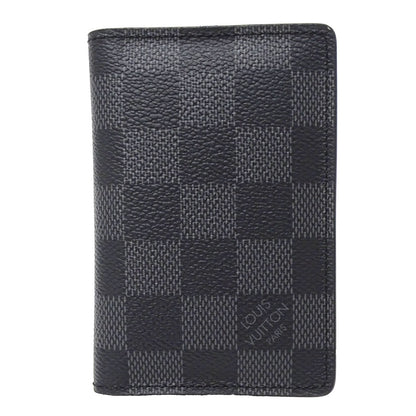 LOUIS VUITTON ルイ・ヴィトン オーガナイザー・ドゥ ポッシュ カードケース ブラック N63143 ダミエグラフィットキャンバス メンズ 【中古】