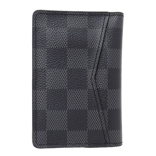 LOUIS VUITTON ルイ・ヴィトン オーガナイザー・ドゥ ポッシュ カードケース ブラック N63143 ダミエグラフィットキャンバス メンズ 【中古】