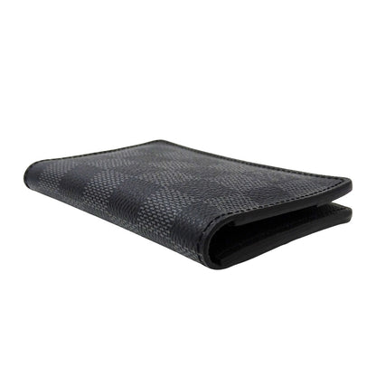 LOUIS VUITTON ルイ・ヴィトン オーガナイザー・ドゥ ポッシュ カードケース ブラック N63143 ダミエグラフィットキャンバス メンズ 【中古】