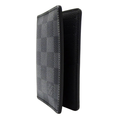 LOUIS VUITTON ルイ・ヴィトン オーガナイザー・ドゥ ポッシュ カードケース ブラック N63143 ダミエグラフィットキャンバス メンズ 【中古】