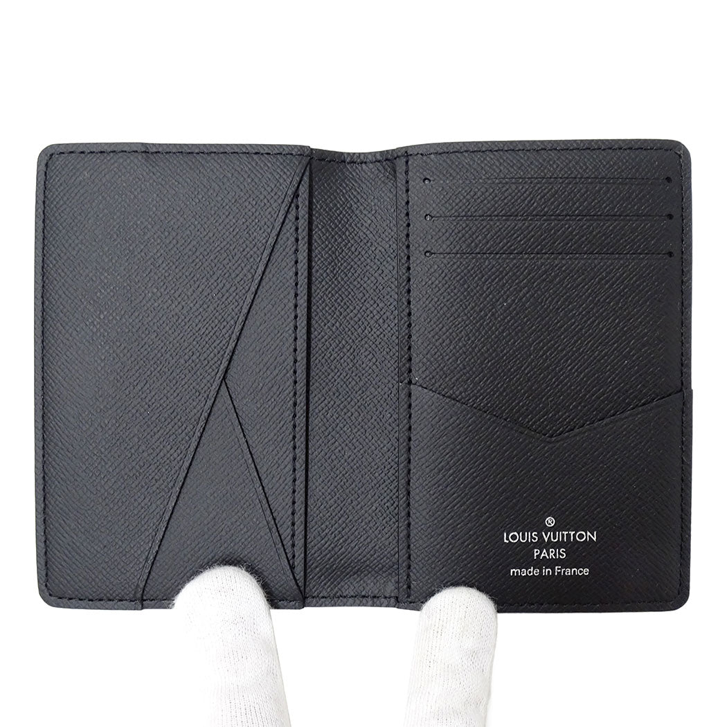 LOUIS VUITTON ルイ・ヴィトン オーガナイザー・ドゥ ポッシュ カードケース ブラック N63143 ダミエグラフィットキャンバス メンズ 【中古】