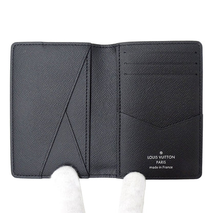 LOUIS VUITTON ルイ・ヴィトン オーガナイザー・ドゥ ポッシュ カードケース ブラック N63143 ダミエグラフィットキャンバス メンズ 【中古】