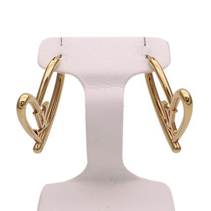 LOUIS VUITTON ルイ・ヴィトン ブックルドレイユ ハート フォーリンラブ GM ピアス ゴールド レディース M00464 【中古】
